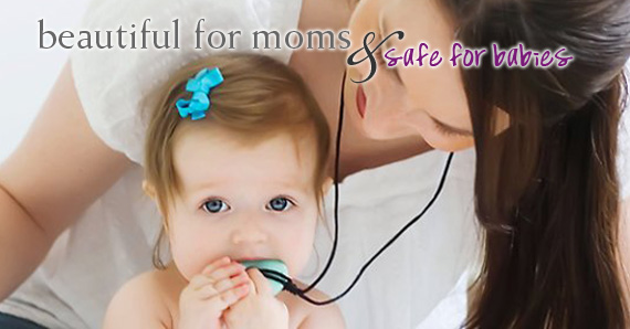 Teething Bling silicone teething necklace