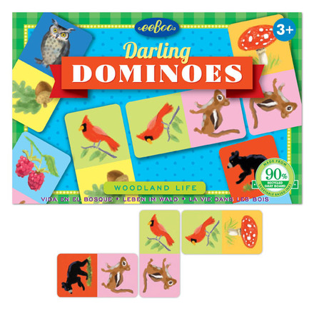 eeBoo Darling Dominoes - Woodland Life