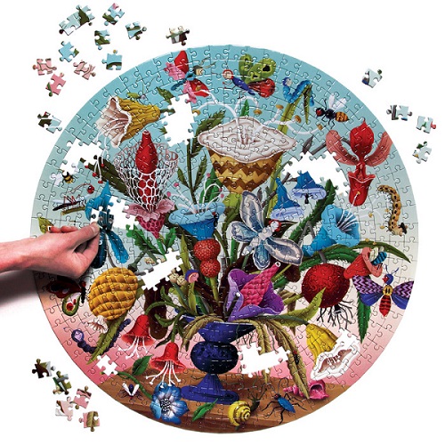 eeBoo Crazy Bug Bouquet Puzzle (500 pieces)